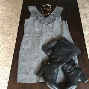 POCKET ALERT!Wool Banana Republic dress w/ pockets